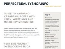 Tablet Screenshot of perfectbeautyshop.info